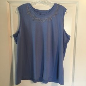 Alia Tank Top Blue Size PXL